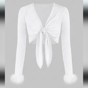 FLIRTY & SEXY COVER-UP w/Feathery Wrists ONLY $15!